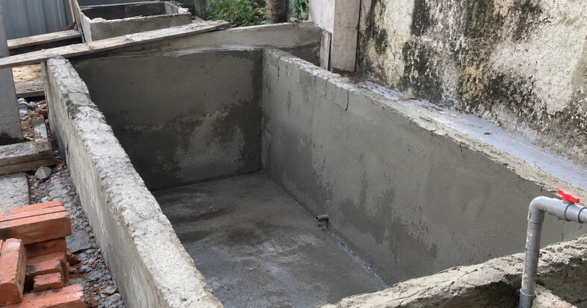 Vì sao ngày càng nhiều gia đình không còn xây bể nước bằng xi măng? 1 lựa chọn lắp nhanh, dễ vệ sinh đang được ưa chuộng hơn