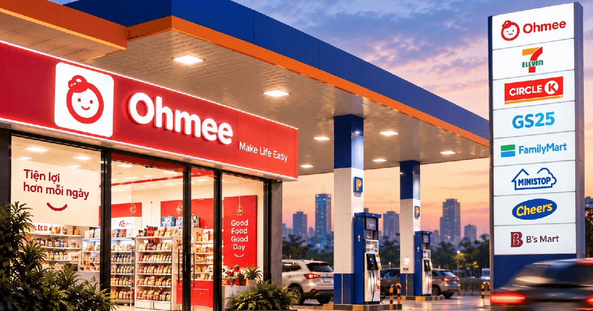 Tiến vào gần 3.000 trạm xăng Petrolimex, Ohmee ...
