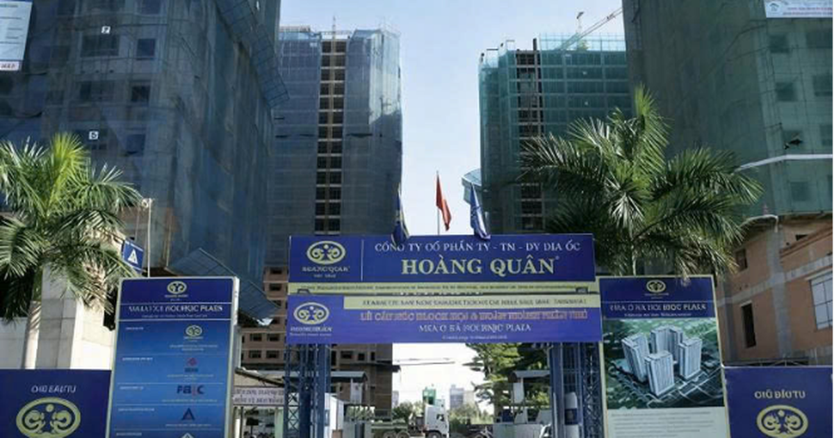 Ngân hàng thông báo thu giữ dự án và 26 nền đất liên quan Địa ốc Hoàng Quân để xử lý nợ