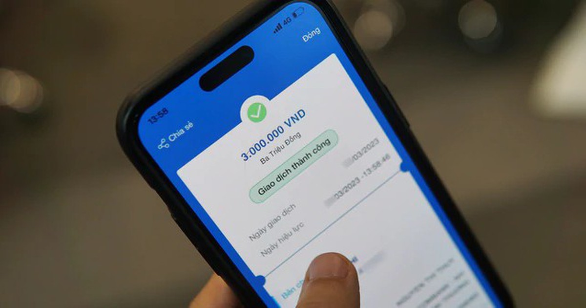 Công an thông báo đến người dân có phát sinh giao dịch chuyển khoản với nội dung sau