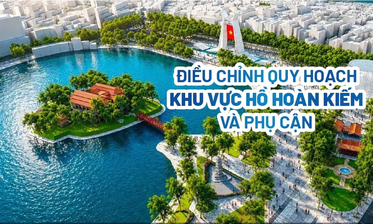 Diện mạo dự kiến khu vực hồ Hoàn Kiếm và phụ cận tầm nhìn 100 năm