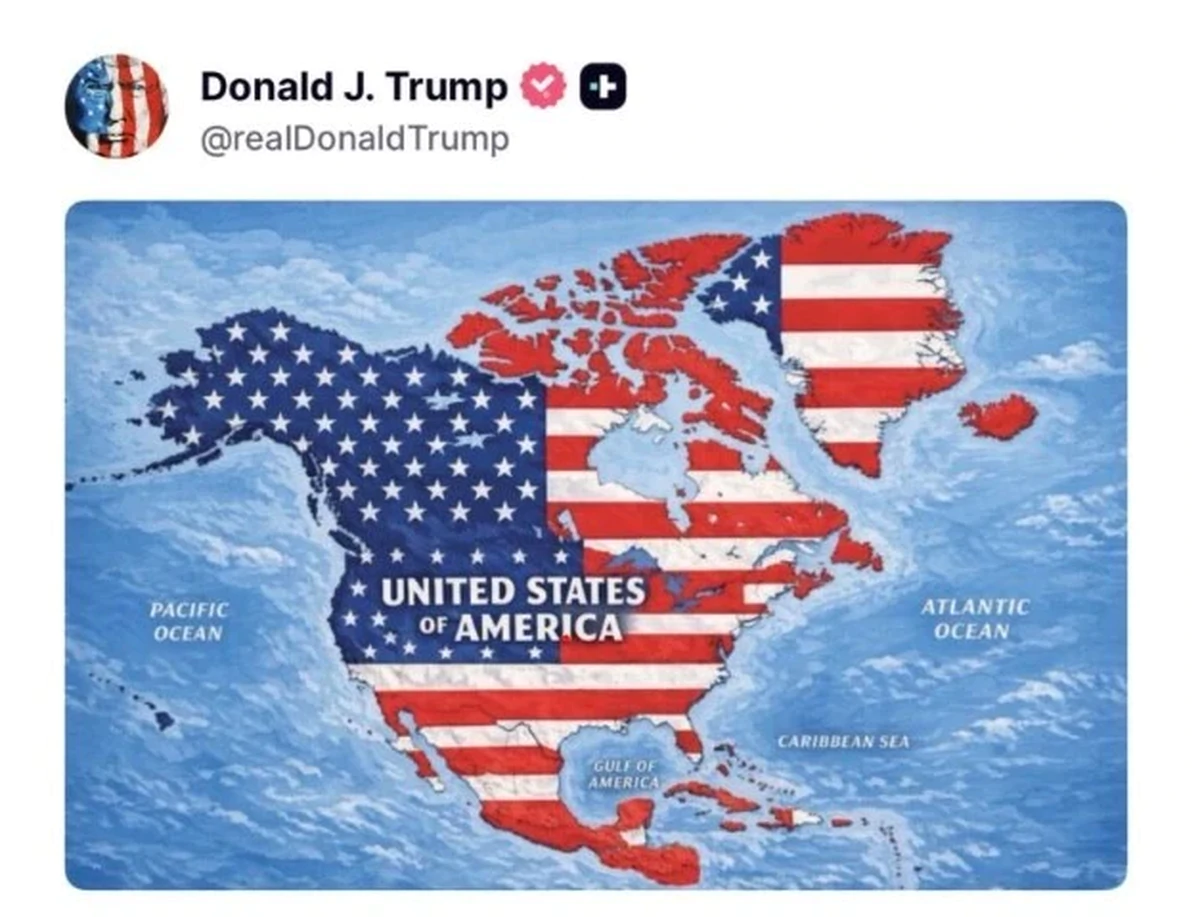 Iceland triệu Đại sứ Mỹ sau khi Tổng thống Trump đăng ảnh bản đồ gây sốc