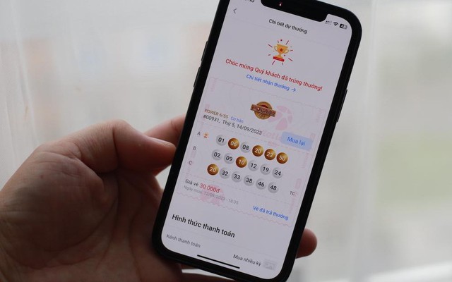 Người chơi Vietlott hào hứng khi có thể mua vé chính thống qua MoMo
