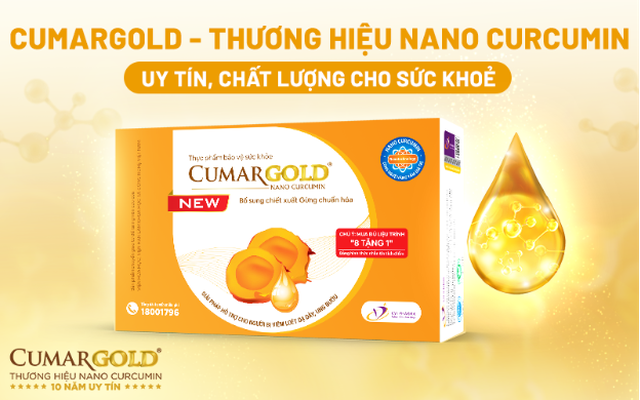 CumarGold - Thương hiệu Nano Curcumin Việt Nam uy tín hỗ trợ sức khỏe