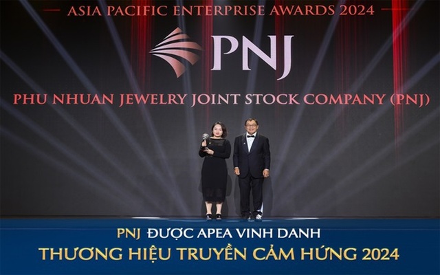 PNJ được APEA vinh danh Thương hiệu truyền cảm hứng 2024