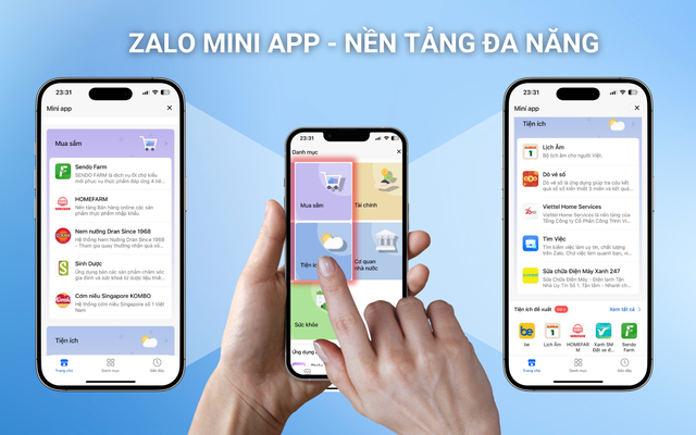 Zalo Mini App - tiện cho người dùng, lợi cho doanh nghiệp