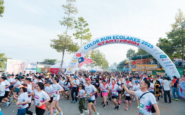 Color Run EcoLakes 2025 – Đường chạy sắc màu hòa cùng Halloween sôi động tại EcoLakes Mỹ Phước