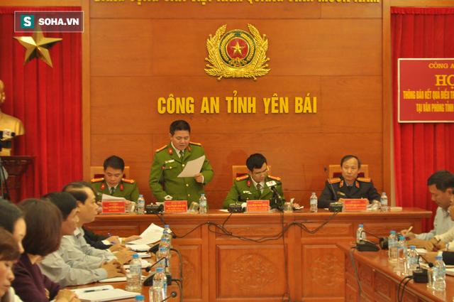 Công an tỉnh Yên Bái tổ chức họp báo vụ án.