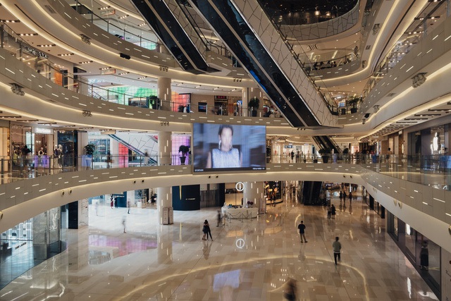 
Trung tâm mua sắm IAPM ở trung tâm Thượng Hải
