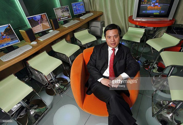 
Ông Chen tại trụ sở công ti Shanda vào năm 2006.
