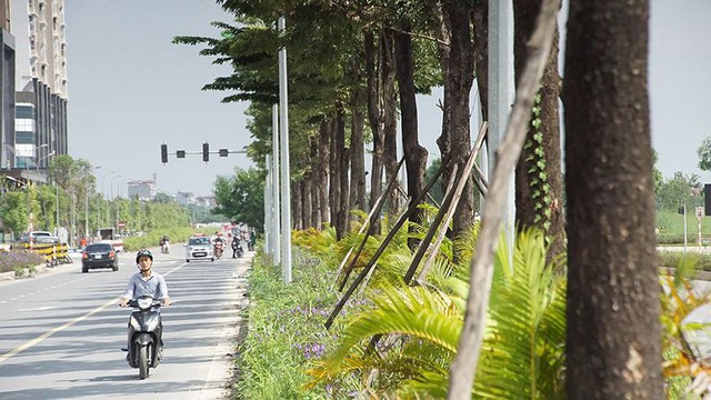 Mãn nhãn với con đường có 10 làn chuẩn bị thông xe ở Hà Nội   - Ảnh 11.