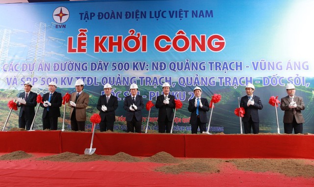 Khởi công xây dựng đường dây 500 kV từ Vũng Áng đến Pleiku - Ảnh 1.