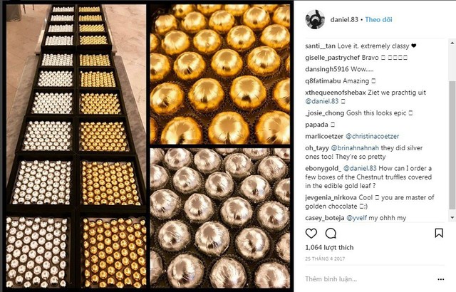 Viên socola đẳng cấp được bọc vàng, bọc bạc khiến cộng đồng mạng Instagram lóa mắt - Ảnh 2.