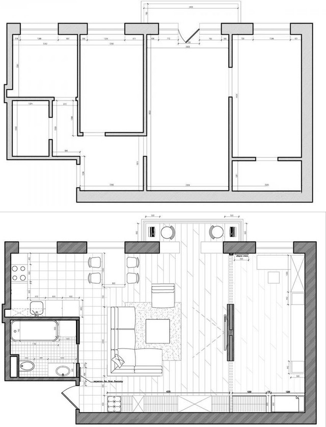 Căn hộ 55m2 thiết kế đơn giản, phóng khoáng khiến ai cũng phải trầm trồ, thán phục - Ảnh 14.