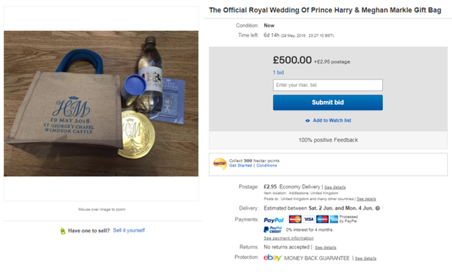 Bên trong túi quà cưới Hoàng gia Anh có gì đặc biệt mà lại được rao bán trên mạng với giá hơn 650 triệu đồng? - Ảnh 5.