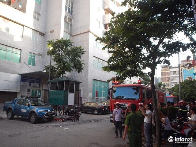 Hà Nội: Cháy ở toà chung cư CT3 Bắc Hà trên những con phố Nguyễn Trãi - Ảnh 4.