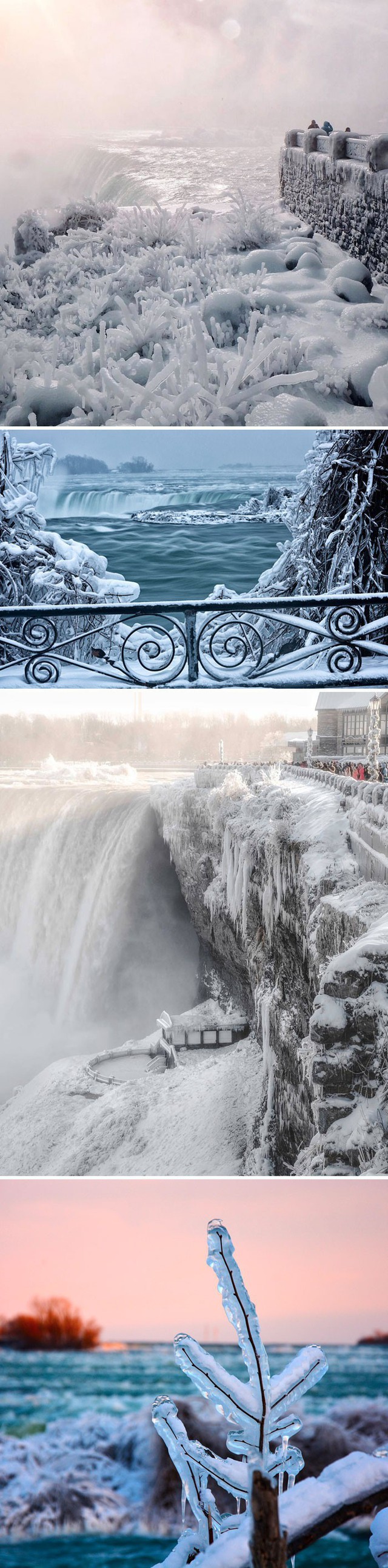
Thác Niagara đã trở thành một dòng sông băng thượng cổ.
