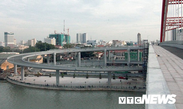 Cận cảnh cây cầu độc đáo hình cánh chim biển sắp thông xe ở Hải Phòng - Ảnh 7.