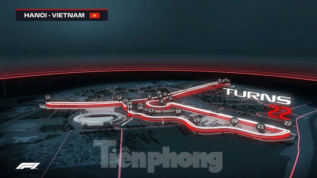 Bay trên đường đua F1 đang thành hình ở Hà Nội - Ảnh 1.