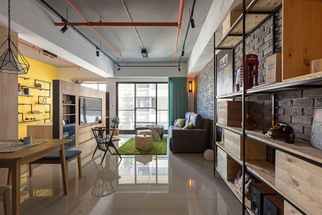 Căn hộ 100 m2 mang phong cách công nghiệp tươi sáng - Ảnh 5. Căn hộ 100 m2 mang phong cách công nghiệp tươi sáng - Ảnh 5.