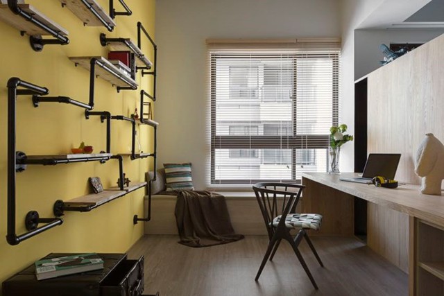 Căn hộ 100 m2 mang phong cách công nghiệp tươi sáng - Ảnh 10. Căn hộ 100 m2 mang phong cách công nghiệp tươi sáng - Ảnh 10.