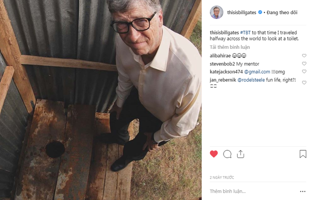 Tiền nhiều để làm gì: Bill Gates đi khắp thế giới ngắm toilet, đánh răng cũng nghĩ tới người nghèo - Ảnh 1.