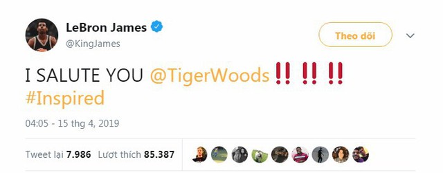 Tổng thống Trump, Obama và hàng loạt ngôi sao hân hoan chúc mừng chiến thắng của huyền thoại golf Tiger Woods trong giải Master 2019 - Ảnh 9.