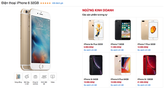 Sau hơn 4 năm được bày bán, iPhone 6 cuối cùng cũng đã bị khai tử tại Việt Nam - Ảnh 1.