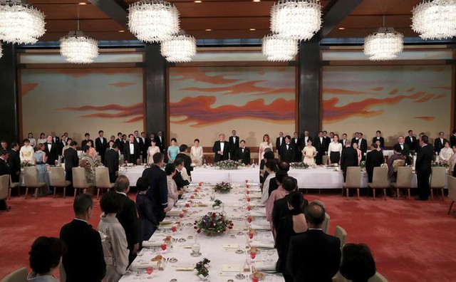 Nhật hoàng mở quốc yến chiêu đãi Tổng thống Trump - Ảnh 3.