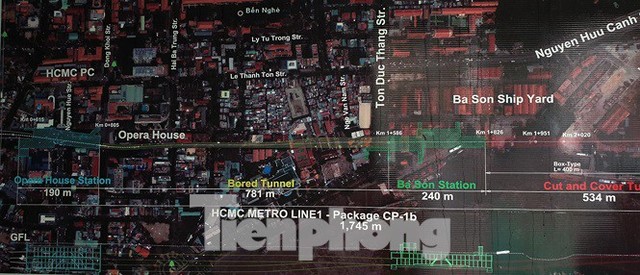 Cận cảnh đường hầm Metro số 1 dưới lòng Sài Gòn - Ảnh 2.