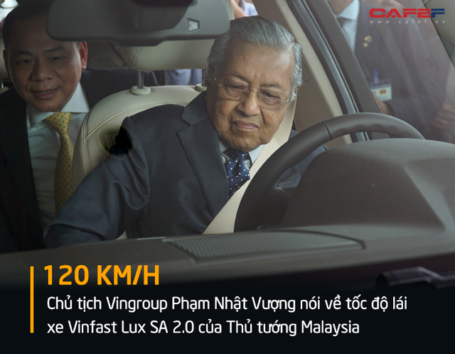 Chủ tịch Vingroup tiết lộ tốc độ gây sốc của Thủ tướng 94 tuổi lái xe Vinfast: 120 km/h - Ảnh 1.