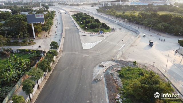 Toàn cảnh đường đua F1 tại Hà Nội từ trên cao, đang trong quá trình hoàn thiện - Ảnh 6.