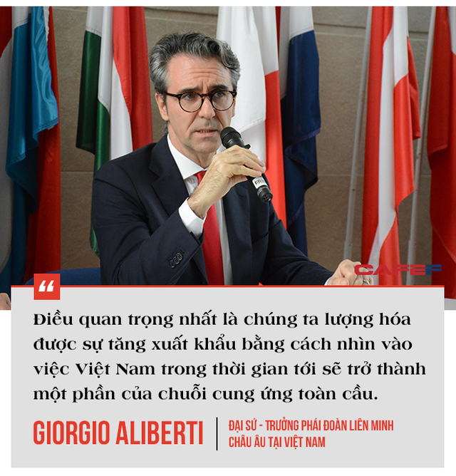 Trưởng phái đoàn EU tại Việt Nam: EVFTA là bệ phóng đưa Việt Nam tham gia sâu vào chuỗi cung ứng toàn cầu, có thể tăng lượng xuất khẩu vào EU thêm 15 tỷ EUR - Ảnh 8.