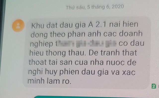 Đà Nẵng ngừng đấu giá đất hơn 300 tỷ vì tin nhắn tố thông thầu - Ảnh 1.