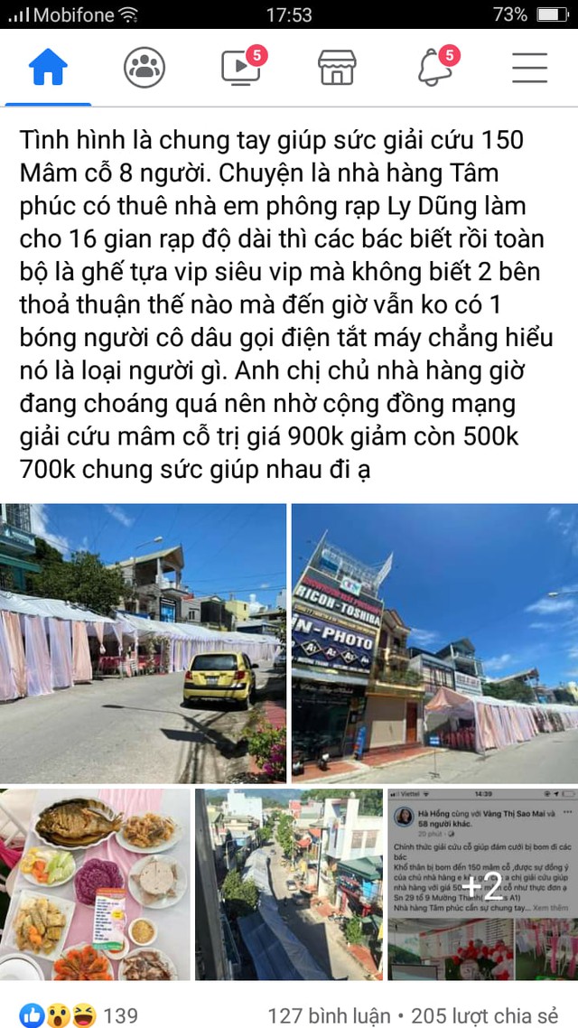Chuyện hy hữu: Nhà hàng ở Điện Biên bị bùng 150 mâm cỗ và những hành động sẻ chia đáng được trân trọng - Ảnh 1.