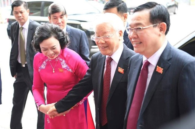  Tổng Bí thư, Chủ tịch nước Nguyễn Phú Trọng dự và chỉ đạo Đại hội Đảng bộ TP Hà Nội XVII  - Ảnh 6.