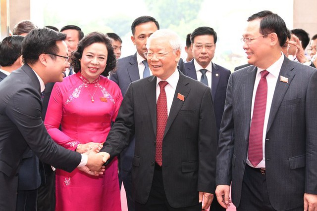  Tổng Bí thư, Chủ tịch nước Nguyễn Phú Trọng dự và chỉ đạo Đại hội Đảng bộ TP Hà Nội XVII  - Ảnh 7.