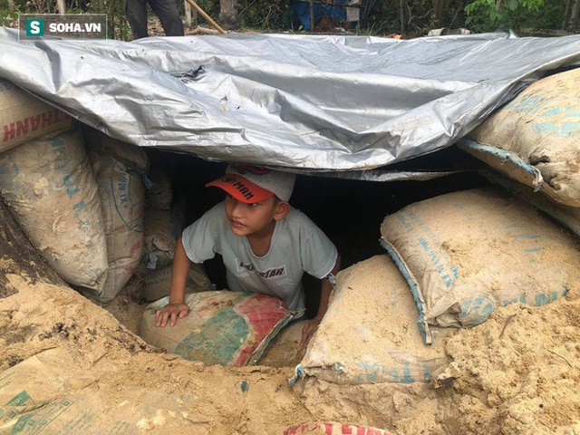  Căn hầm tránh bão số 9 độc lạ, nằm sâu dưới lòng cát của người dân vùng biển Quảng Nam - Ảnh 13.