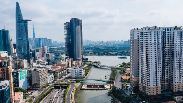 Toàn cảnh công trình chống ngập 10.000 tỷ đồng ở Sài Gòn đã hoàn thành hơn 90% - Ảnh 1.