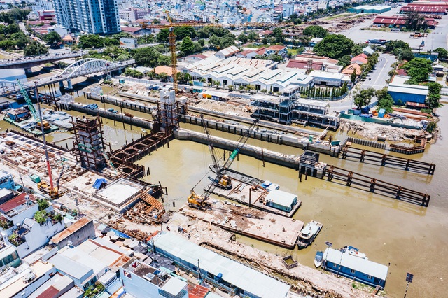 Toàn cảnh công trình chống ngập 10.000 tỷ đồng ở Sài Gòn đã hoàn thành hơn 90% - Ảnh 4.