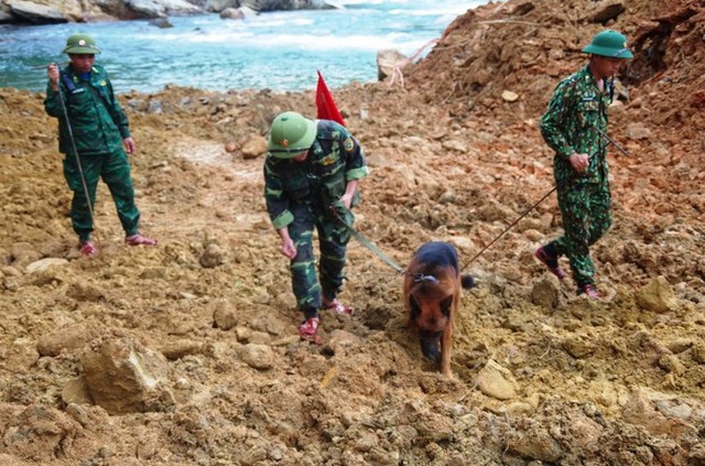 Nhìn gần ‘dòng sông mới’ Rào Trăng vừa nắn chỉnh để tìm nạn nhân mất tích  - Ảnh 9.