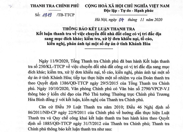 Thanh tra Chính phủ kiến nghị tạm dừng cấp phép dự án CONDOTEL - Ảnh 1.