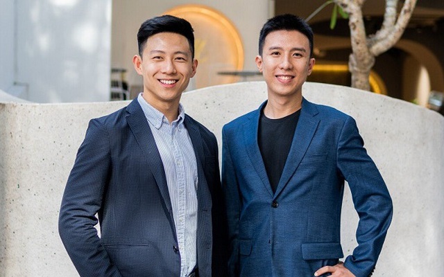 Đồng sáng lập Homebase Phillip An (trái) và JunYuan Tan. Ảnh: Tech In Asia