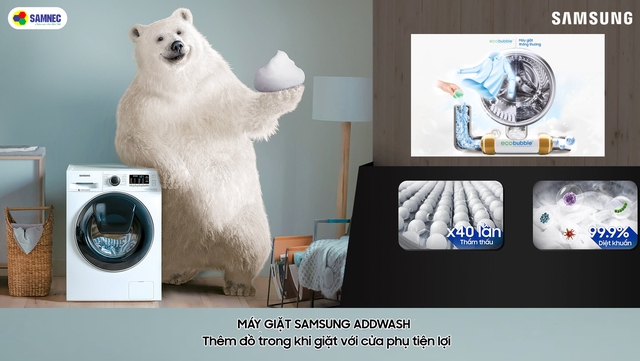 Đưa công nghệ len lỏi vào từng sợi vải, máy giặt Samsung mang đến định nghĩa mới về khả năng làm sạch quần áo - Ảnh 3.