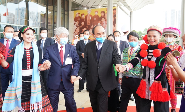 Chùm ảnh: Đại hội đại biểu toàn quốc các dân tộc thiểu số Việt Nam - Ảnh 1.