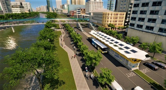 Con đường đầu tiên làm tuyến xe buýt BRT trị giá gần 3.300 tỷ đồng tại TP.HCM - Ảnh 1.