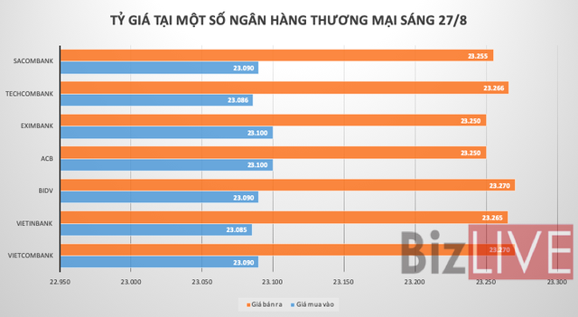 Tỷ giá bật lên trên thị trường tự do, tỷ giá liên ngân hàng lại xuyên “mốc chặn” - Ảnh 1.