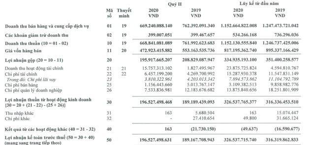 VinaCafe Biên Hòa (VCF) báo lãi 259 tỷ đồng 6 tháng đầu năm, đi ngang so với cùng kỳ - Ảnh 1.