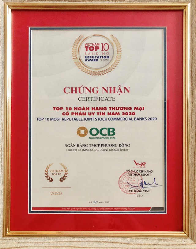 OCB được vinh danh trong bảng xếp hạng Fast 500 & Top 10 ngân hàng uy tín năm 2020 - Ảnh 1.