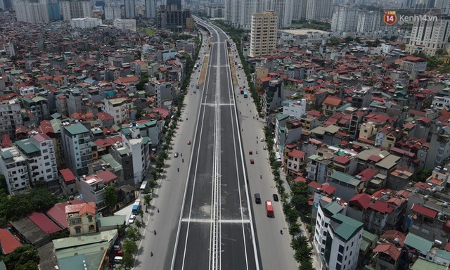  Cận cảnh cầu cạn Mai Dịch - Nam Thăng Long đã rải nhựa xong chờ ngày thông xe - Ảnh 10.